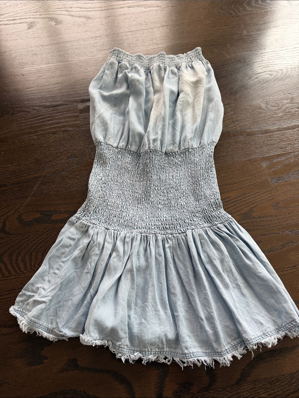 Women’s Muche Muchette Light Blue Smocked Sun Dress